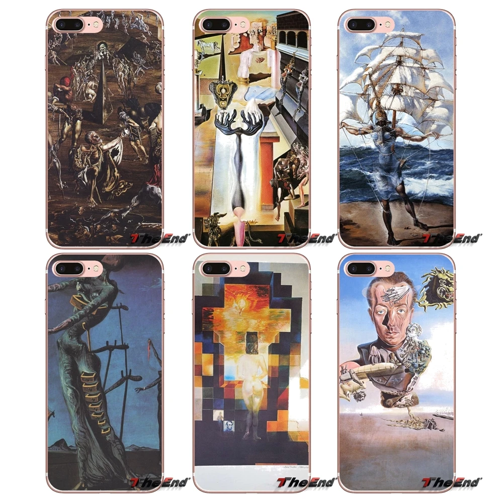 

For Xiaomi Redmi 4A 4X 3S Note 3 4 5 Pro 5A Mi3 Mi4 Mi5 Mi6 Mi A1 Max 5X 6X TPU Cover Bag famous salvador dali paintings surreal