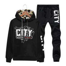 Men Clothing Set Sportswear 2019 Spring New Hoodies Sweatshirts Plus Size Men's Two Piece Hoodies+Pants Letter print tracksuit Men Clothing Set Sportswear 2019 Spring New Hoodies Sweatshirts Plus Size Men's Two Piece Hoodies+Pants Letter print tracksuit