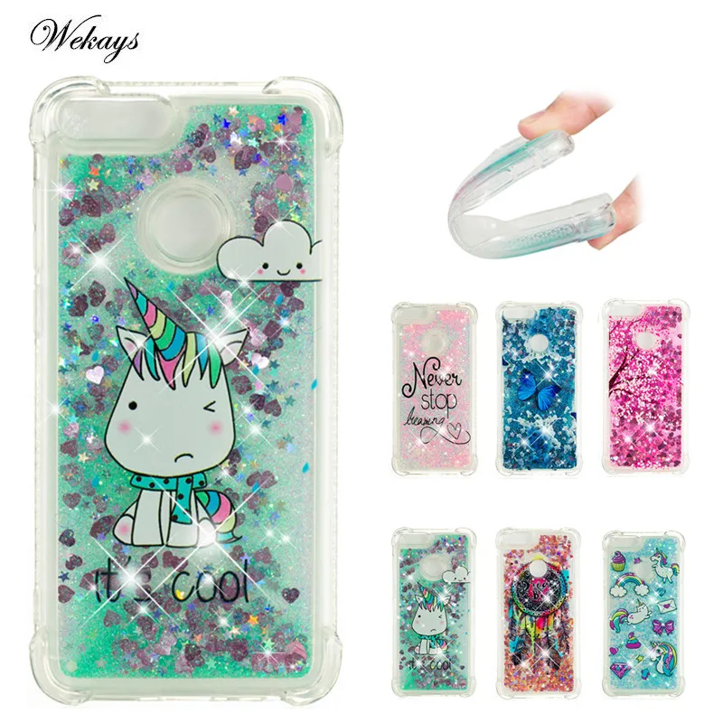 

Quicksand Glitter Liquid Cases for Huawei P Smart Enjoy 7s 7 plus Y6 Y5 Y3 Mate 10 P8 P9 Lite Pro 2017 Case Unicorn Cover Fundas