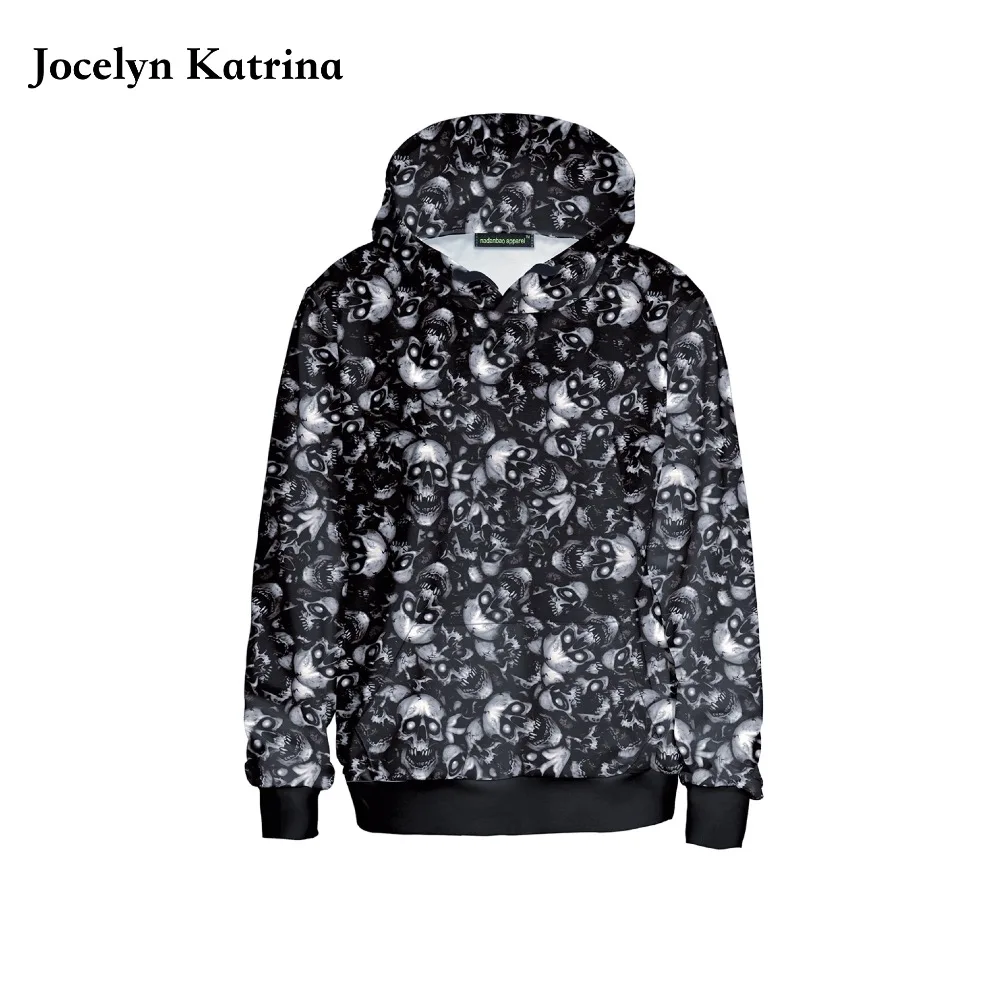 

Jocelyn Katrina Female double pocket hooded sweater autumn and winter new sets of sleeves loose long sleeves sweatshirt