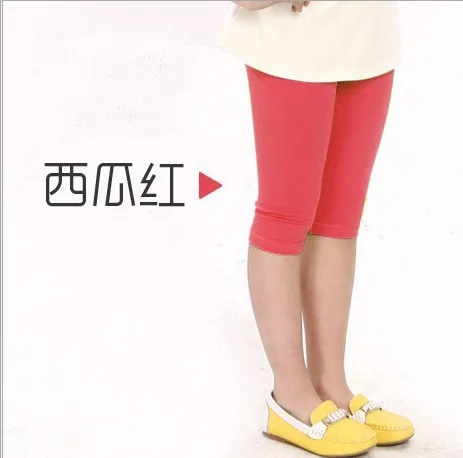 Girls Pants Summer Short Leggings for Children