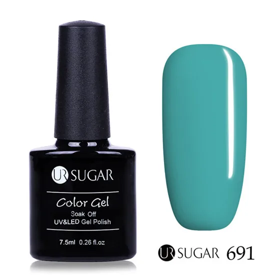 Ur Sugar 7,5 мл 112 цветная серия Гель-лак для ногтей долговечный Полупостоянный УФ светодиодный чистый лак для ногтей - Цвет: 691