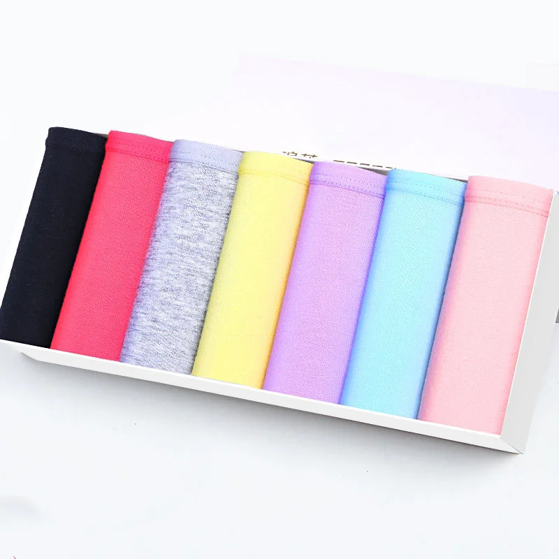 

Feilibin 7PCS/lot Women Panties Lingerie Cute Cotton Panties Sexy Briefs Everyday Panties Plus Size Underwear Ladies Underpants