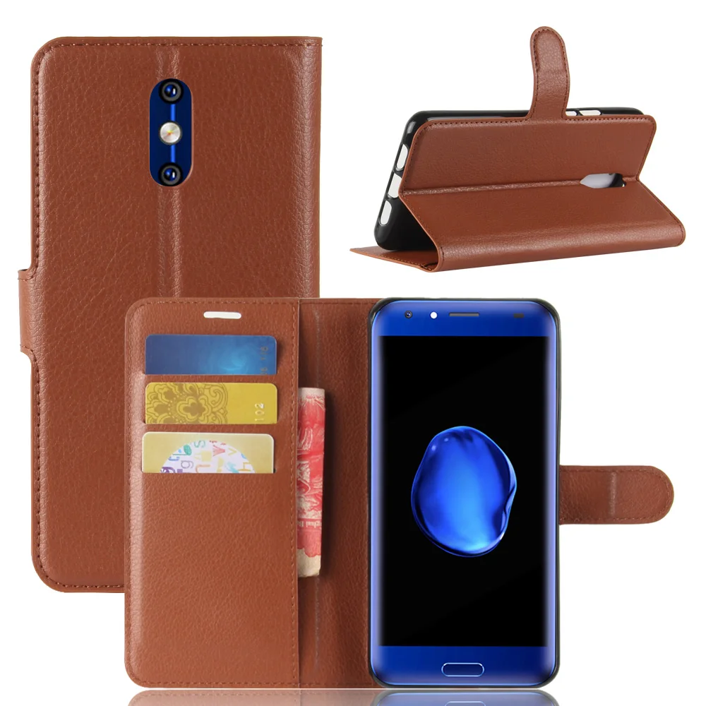 

UTOPER For Doogee BL5000 Case Silicon PU Leather Magnetic Card Slot Back Case For Doogee BL 5000 Cover For Doogee BL5000 Coque