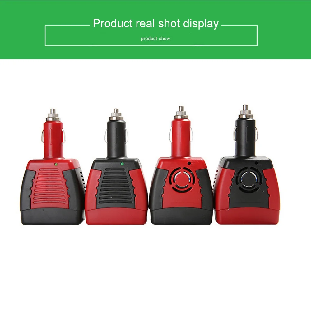 Car Inverters 150W Car Ball Head Inverter Cigarette Lighter Power USB Charger 12V To 110V/220V Converter Adapter Car Inverter