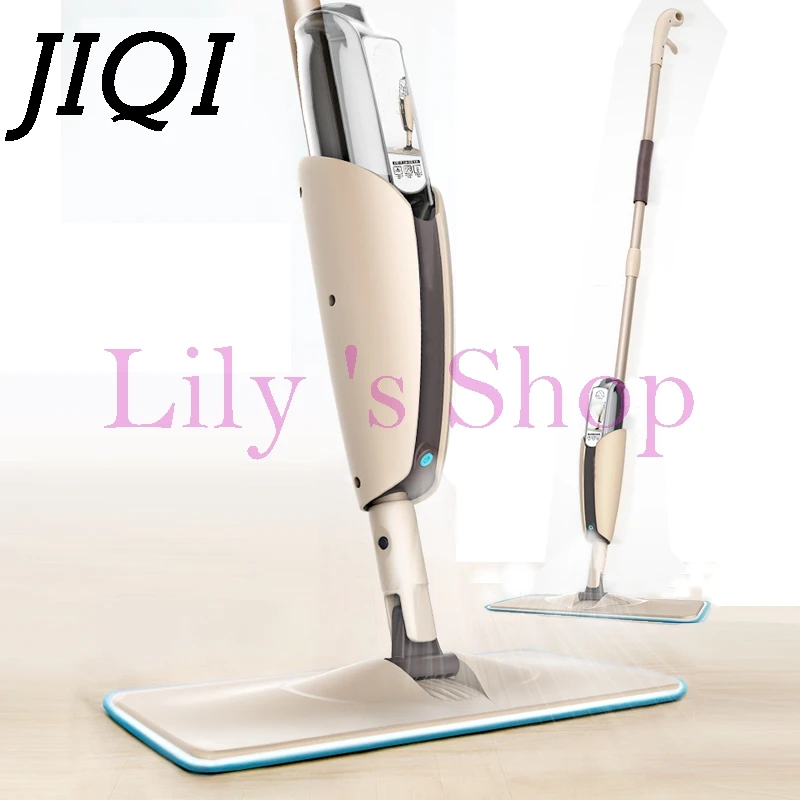 JIQI Multifunction water Spray Mop handle push steam cleaner Household