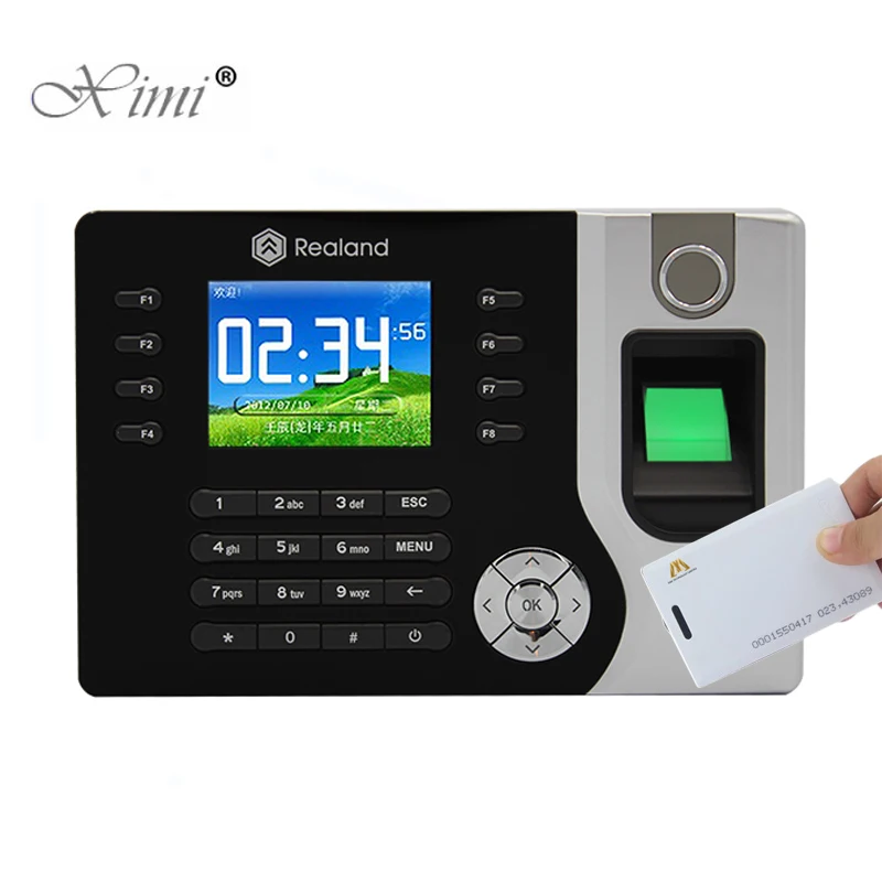 

P2P Cloud Service Fingerprint Time Attendance With 125KHZ RFID Card Reader TCP/IP USB Fingerprint Time Clock Realand A-C071