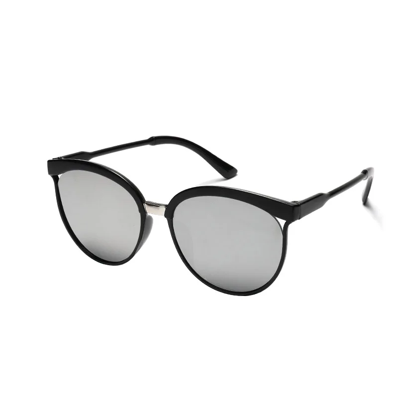 Fashion Metal Round Half Frame Ladies Sunglasses Classic Designer high quality Sun Glasses Polarizer driving Eye wear