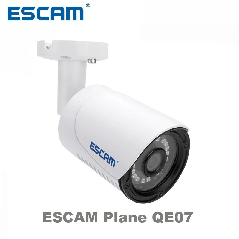 

ESCAM Plane QE07 Mini IP Camera 1.0 MP HD 720P Onvif P2P IR Cut Outdoor Surveillance Night Vision Infrared Security CCTV Camera