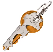 8 In1 Multi Tool Key Gadget Keyring Stainless Steel Utility Key Ring Disassembly Hand Tools Outdoor Products Ferramentas Manuais