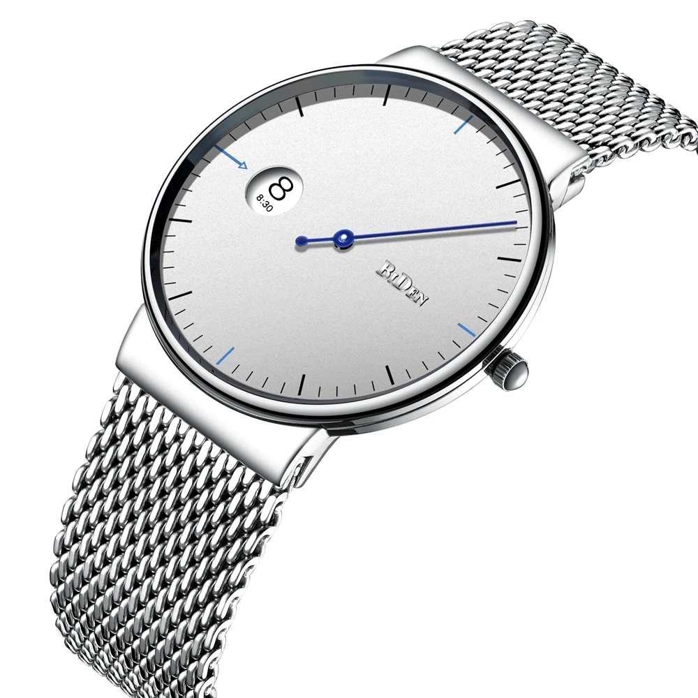 

BIDEN Ultra Thin Fashion Men Watch Top Luxury Brand Business Quartz Watches Waterproof Sports Watch Men Clock Relogio Masculino