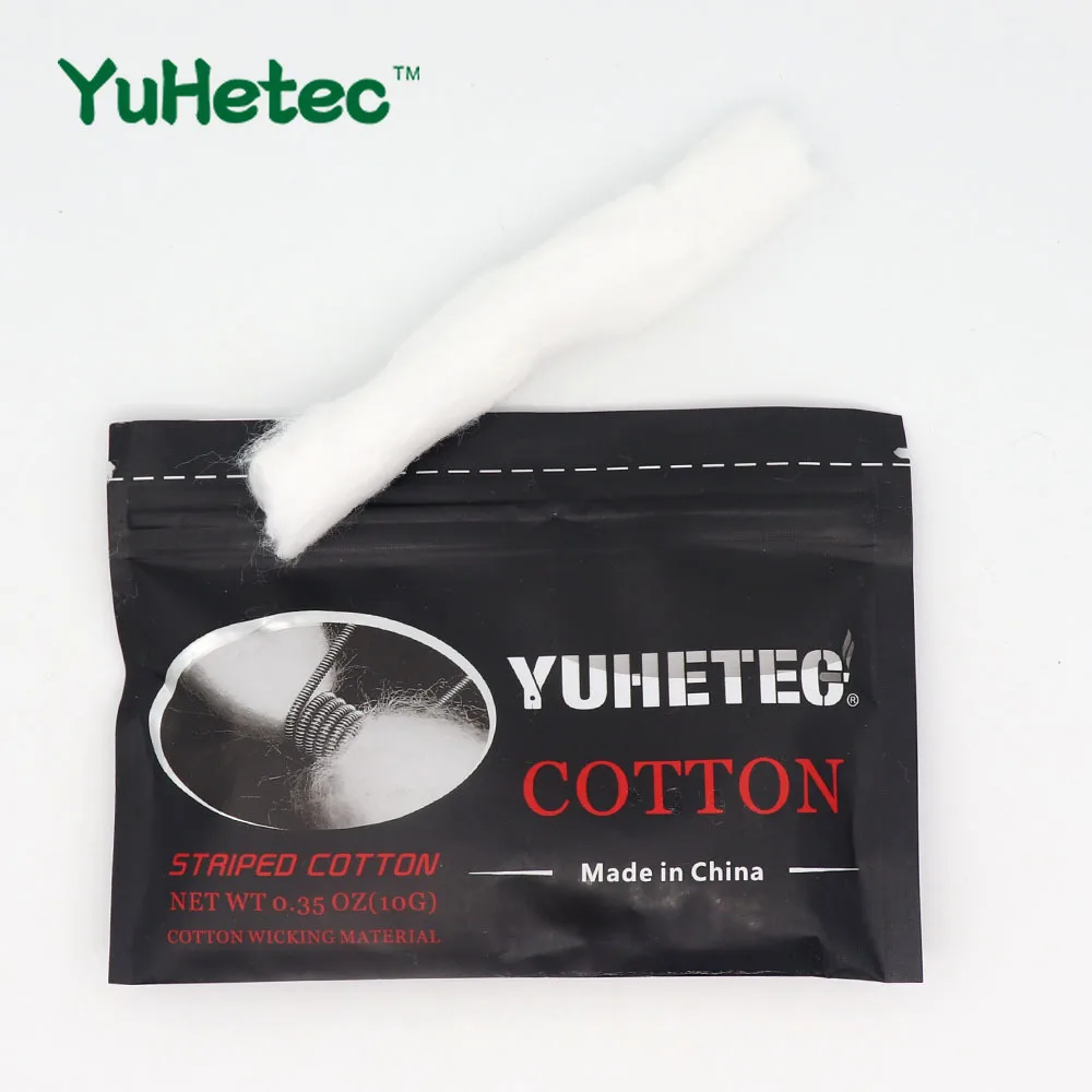 

10pcs/lot ecigs original cotton vape better than cotton for electronic rebuildable RDA RBA DIY atomizer vapor cotton