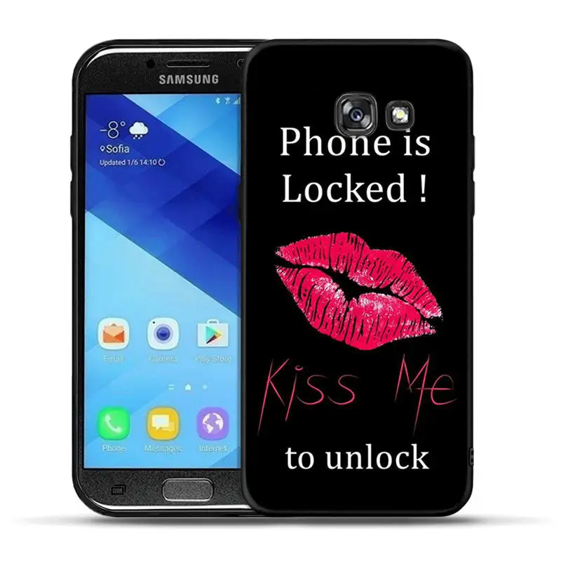 Простая одежда с надписями и надписью «Don't Touch My чехол для Samsung Galaxy A7 A5 A3 A8 A6 плюс A9 чехол для телефона A50 A30 A20 чехол Coque