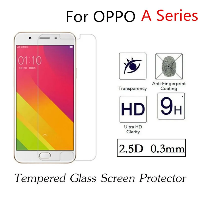 

Tempered Glass for OPPO A71 A83 Screen Protector Toughened Membrane For OPPO F1S F1 R11 R11S Plus F5 Lite Glass Film