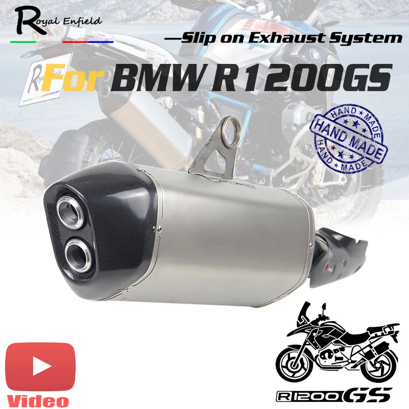 Выхлопной глушитель для Мотоцикла BMW R1200gs R1250gs ADV выхлопной ручной работы с