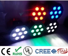 CREE LED Par 7×12 W RGBW 4IN1 LED Роскошные DMX 4/8 Каналов Led Телевизор С Номинальной Света