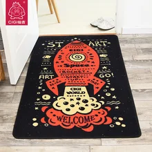 CIGI черный креативный современный ковер спальня гостиная подушка пол одеяло коврик для входной двери Коврики для кухни Туалет Противоскользящий коврик