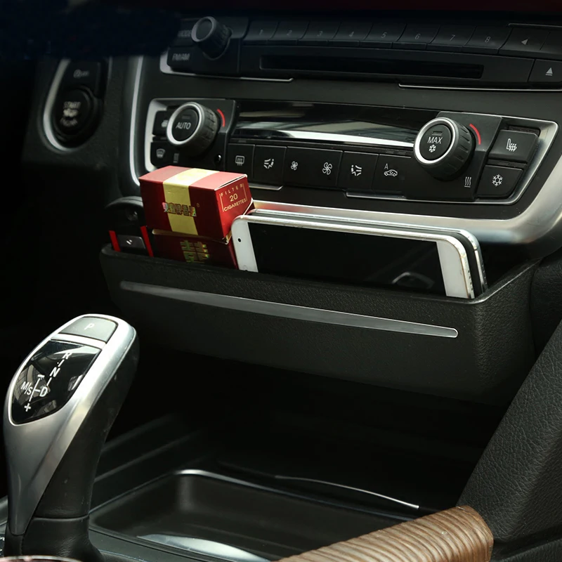

Car Console CD Panel Replacement Buckle Storage Box modified Accessories for BMW 3 4 series 3GT F25 F26 F30 F34 Organizer Box