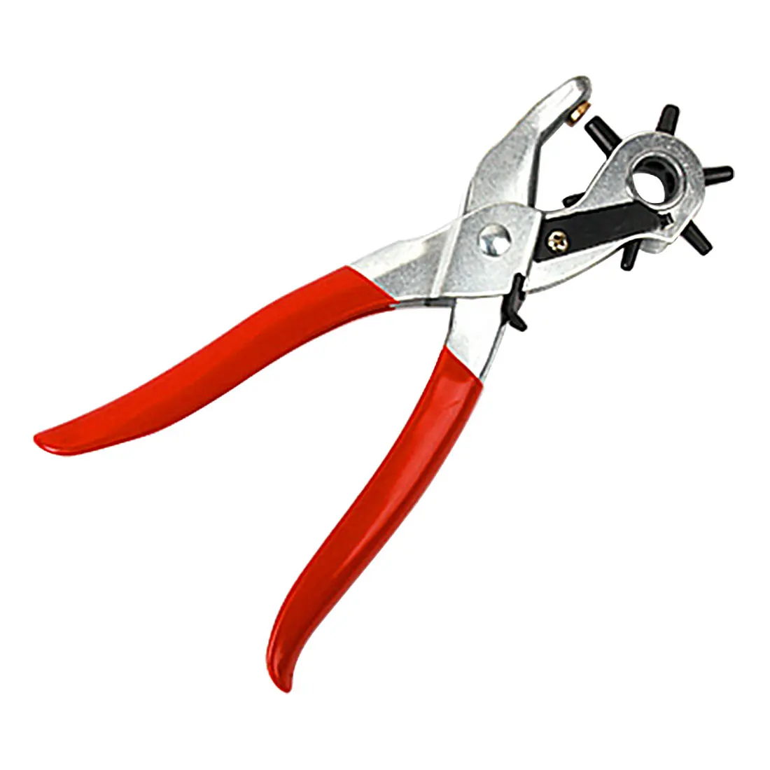 

Leather Belt Hole Punch Plier Eyelet Puncher Revolve Sewing Machine Bag Setter Tool Watchband Strap Household