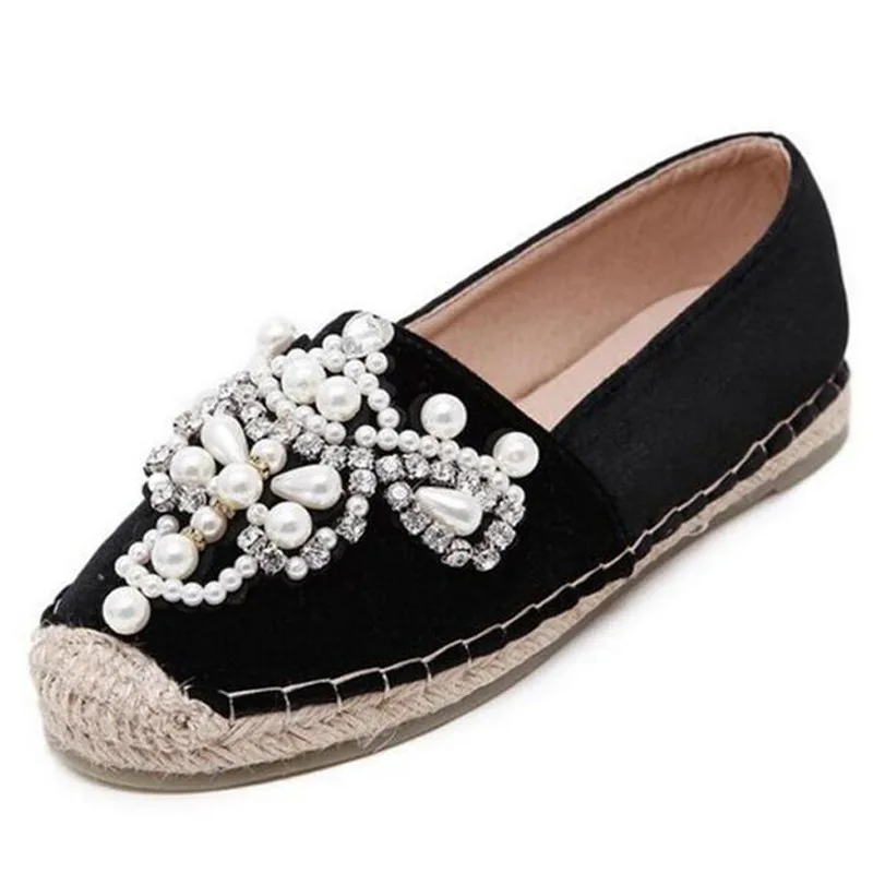 Aneikeh-2018-Spring-Autumn-Women-Loafer-Round-Toe-Espadrilles-Pearl-Comfortable-Hemp-Bottom-Women-Shoes-Slip (4)