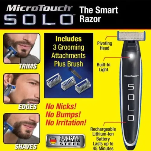 Micro-Touch-SOLO-Rechargeable-Trims-Edges-Razor-Shaver-Razor-Mens-Smart-Razor (1)