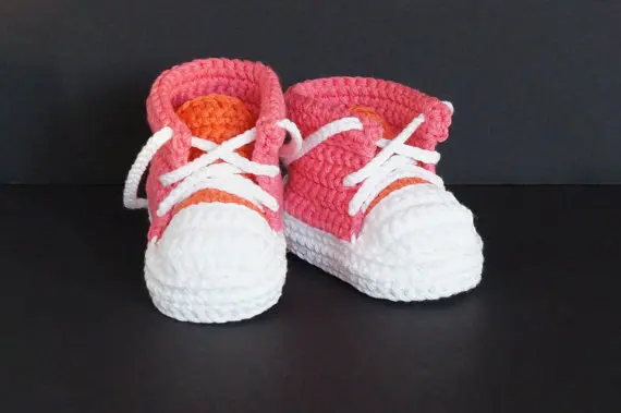 New arrival baby sneakers soft sole shoes boy's Girls handmade yarn Crochet shoes Baby Tennis shoes kids cotton First Walkers