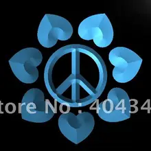 LK981-дисплей мира и любви декоративный Домашний Светильник знак