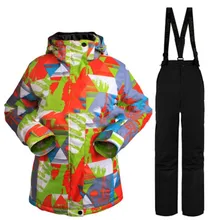 5 цветов, мужские и женские лыжные костюмы, водонепроницаемый комбинезон, теплый комплект, зимняя уличная спортивная куртка, утолщенная одежда