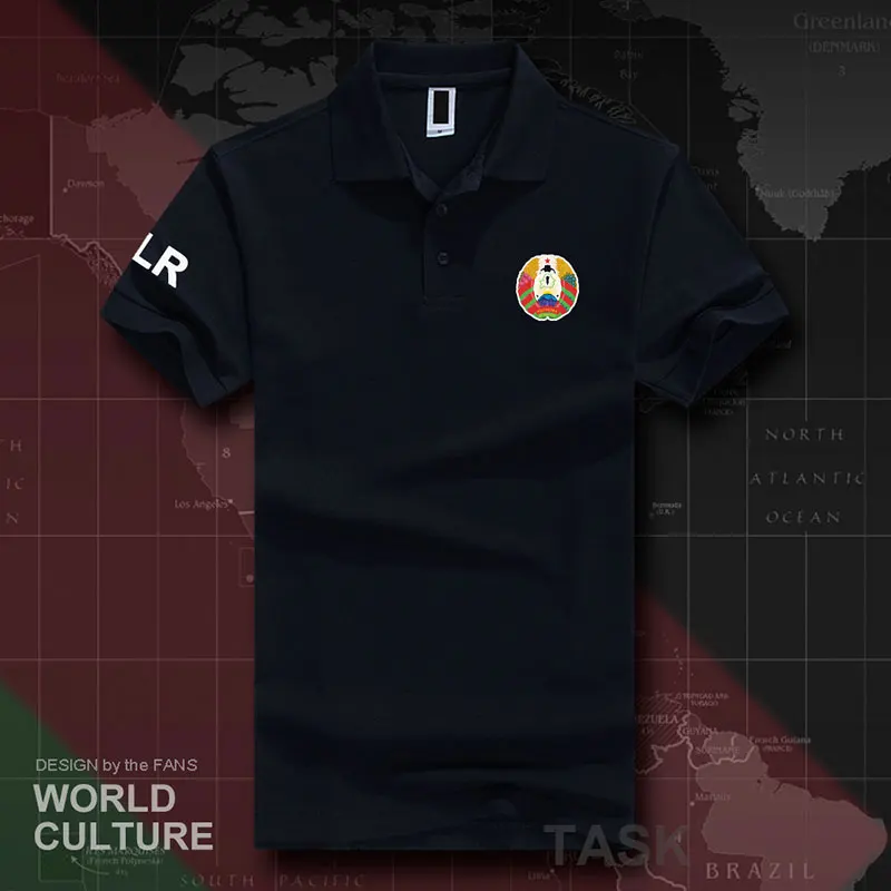 Мужская рубашка поло с коротким рукавом, белая брендовая одежда с принтом для страны, хлопок, национальная команда, 20 - Цвет: polo-navy