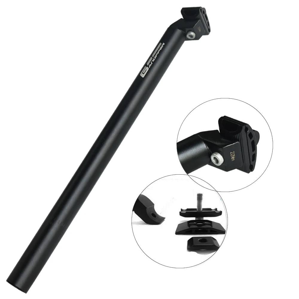 Online Fahrrad sattelstütze 25,4 27,2 28,6 30,9 31,6 350 450mm Lange fixed gear MTB Mountain Road Bike Verlängerung Sitz post Rohr Sattel pol