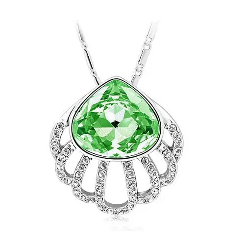 PARKOUR JEWELRY CRAZY PRICE Factory Outlet Shell love 4010-4-80 crystal necklace wedding wholesale free shipping | Украшения и