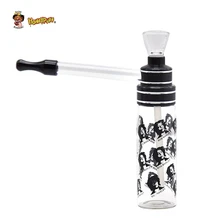 HONEYPUFF различные узоры кальян курительные трубы стеклянные водопроводные трубы 120 мм Металлические табачные трубы длинные стеклянные рот фильтр