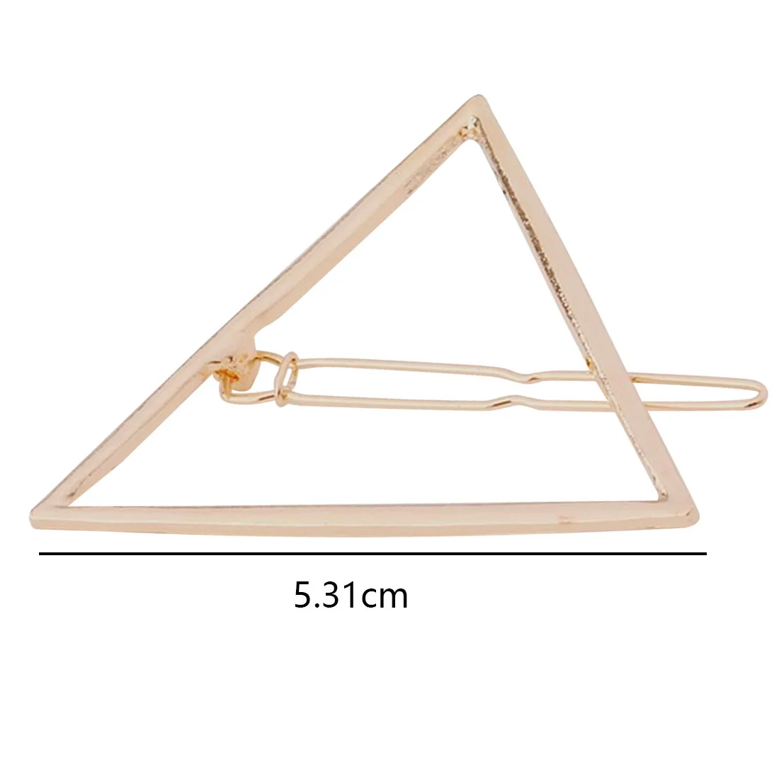 1PC Fashion Punk Hollow Out Moon Triangle Sahped Hair Clip Barrettes Hairpin Clamps Gold Tone for Women Lady Girl 1PC Fashion Punk Hollow Out Moon Triangle Sahped Hair Clip Barrettes Hairpin Clamps Gold Tone for Women Lady Girl