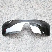 E.O.S поляризованные улучшенные Сменные линзы для солнцезащитных очков Oil Rig Оукли-серебряное хромированное поляризованное зеркало