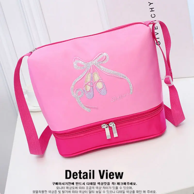 Buy Girls Pink Ballet Bag Pointe Shoes Paillette