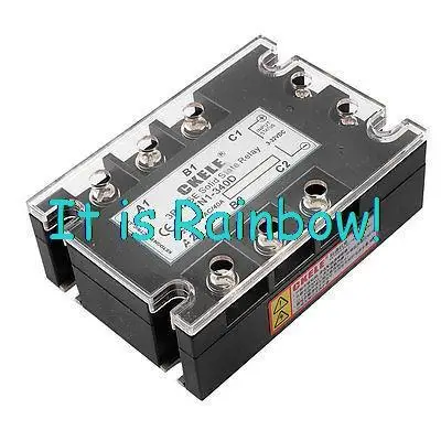 

Free Shipping TN1-340D 6 Terminals 3Pole Solid State Relay DC3-32V/AC24-480V 40A
