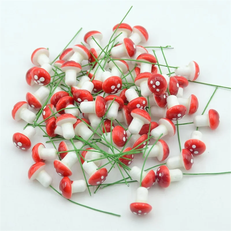 10Pcs 1.5cm Mini Foam Mushroom Fungus Artificial Plant Flowers Kids Painted DIY Craft Home Party Wreath Holiday Decoration 10Pcs 1.5cm Mini Foam Mushroom Fungus Artificial Plant Flowers Kids Painted DIY Craft Home Party Wreath Holiday Decoration