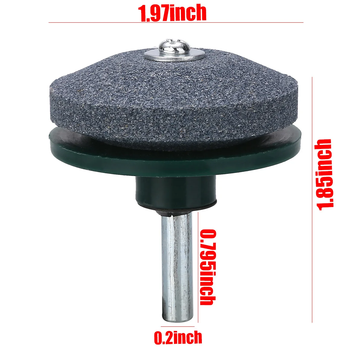 50mm Lawnmower Blade Sharpener Grinding Drill Mounted Blades Rotary Lawn Mower Sharpener Garden Grinder Wheel Cutting Tools