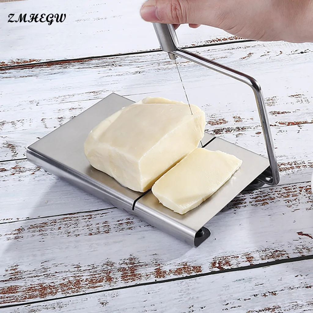 

Cheese Butter Slicer Cutter Board Cutting Kitchen Hand Tool Stainless Steel Wire Cheese Slicer Cutting Cheese House Warmings