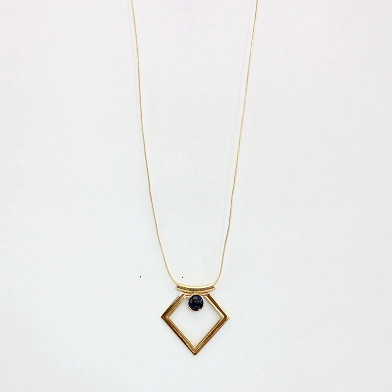 

MELIHE Ethnic Natural stone Necklace Collar Long Gold Necklaces & Pendants for Women Vintage Jewelry SNE160147