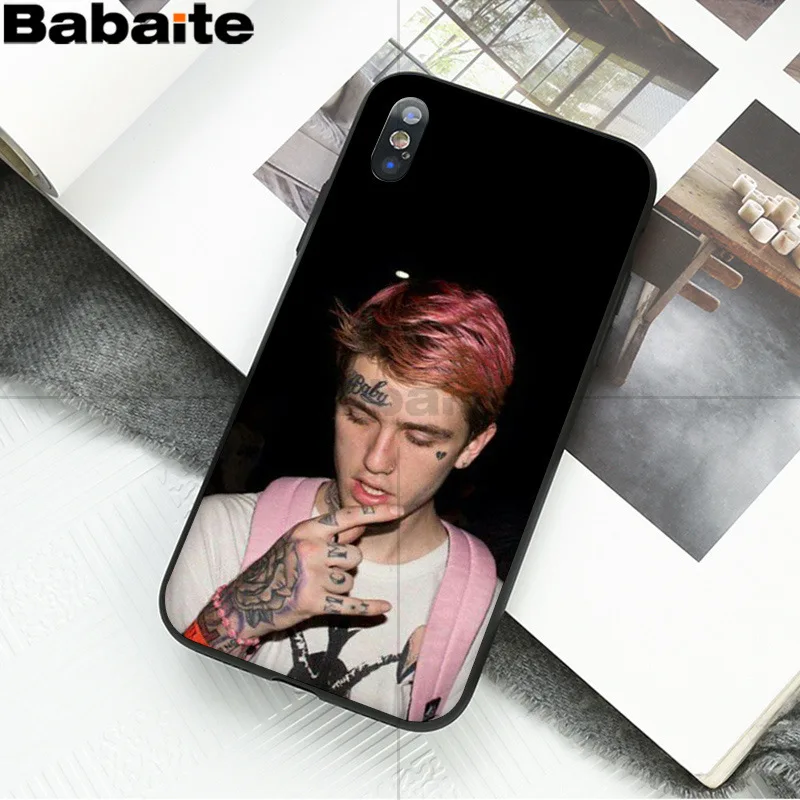 Babaite Lil Peep Lil Bo Peep узор ТПУ Мягкие аксессуары для телефонов Чехол для Apple iPhone 8 7 6 6S Plus X XS MAX 5 5S SE XR - Цвет: 2