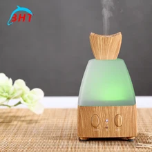 Fast Shipping Bottle Air Diffuser Light Wood Fragrance Aroma Essential Oil Humidifier No Noise Colorful LED Night light Changing