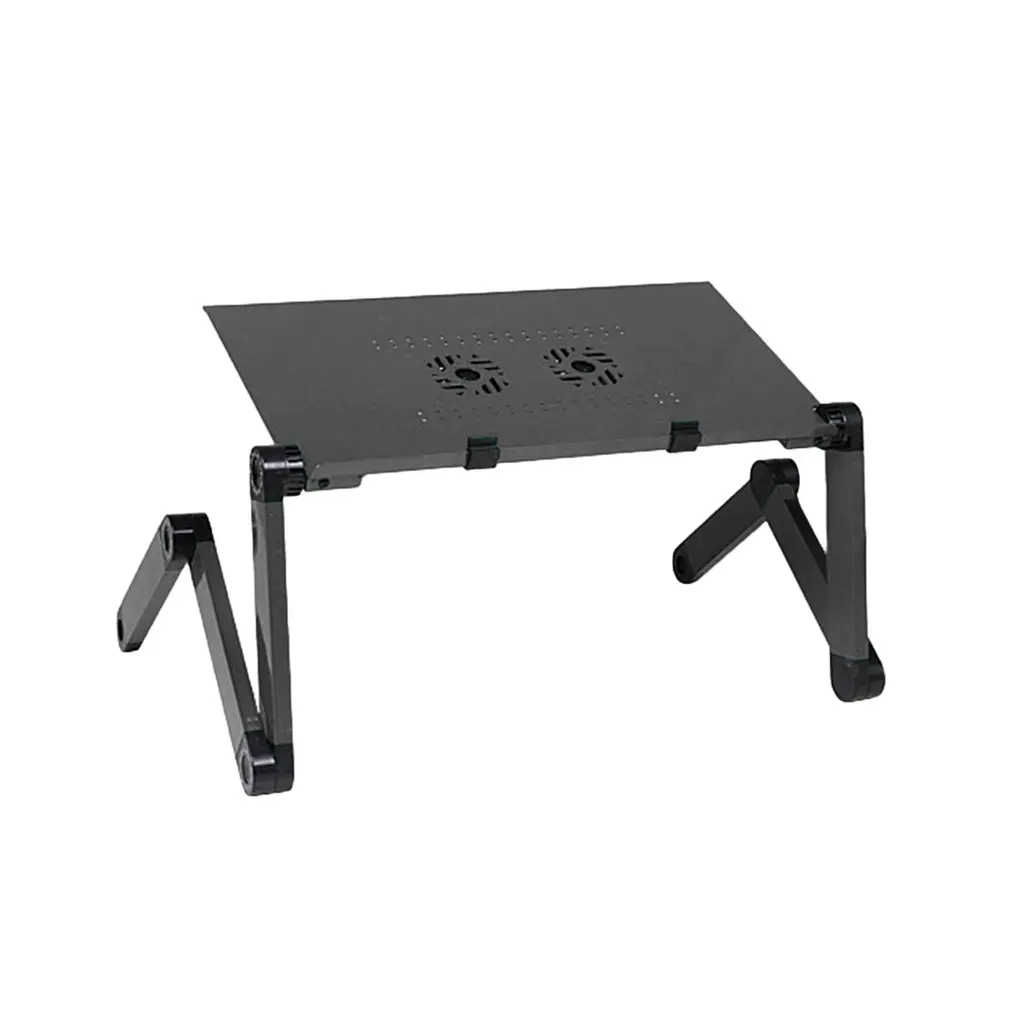 

360 Degree Adjustable Portable Computer Desk Laptop Notebook Table Stand Tray Lazy Foldable Aluminum Computer Desk Tray Dropship