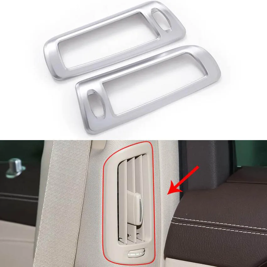 2* Chrom Säule Haken Abdeckung Für Mercedes Benz E-Klasse W212 S-Klasse W222