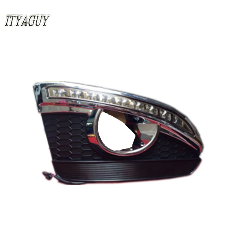 

2PCS Good Quality white 12V LED DRL For Chevrolets Captiva 2013 2014 2015 2016 2017 Daytime Running Lights with fog lamp hole