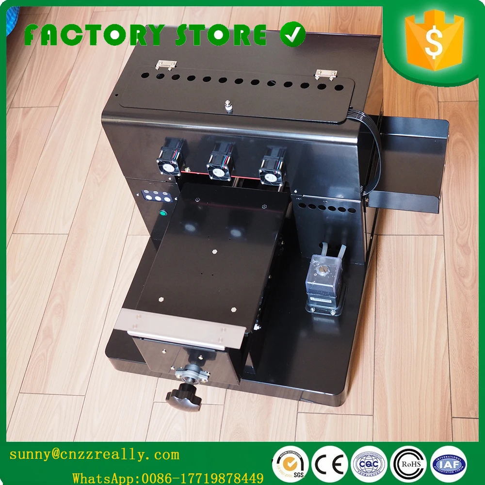 

3D printer machine printer machine Semi-auto A4 UV Inkjet Printer with 3D emboss effect white color