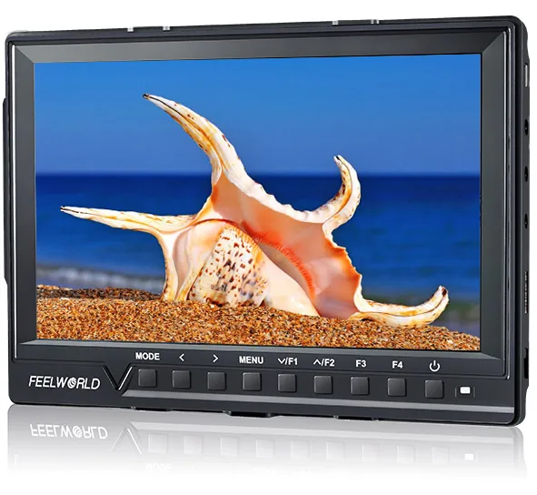 Feelworld FW760 7 дюймов ips 4 K камера HDMI монитор для DSLR видео Full HD 1920x1200 с встроенный звук Peaking Focus гистограмма