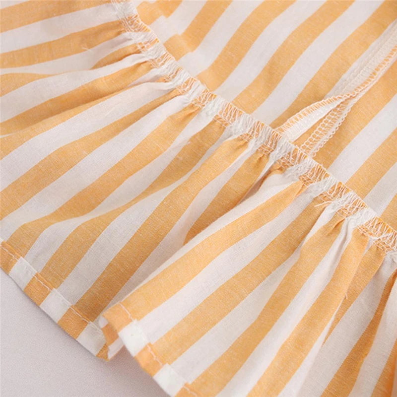 New Long Dress Girl Summer Toddler Kids Baby Girls Outfits Clothes Lace Stripe Party Pageant Princess Dress Newborn Baby V9# (11)