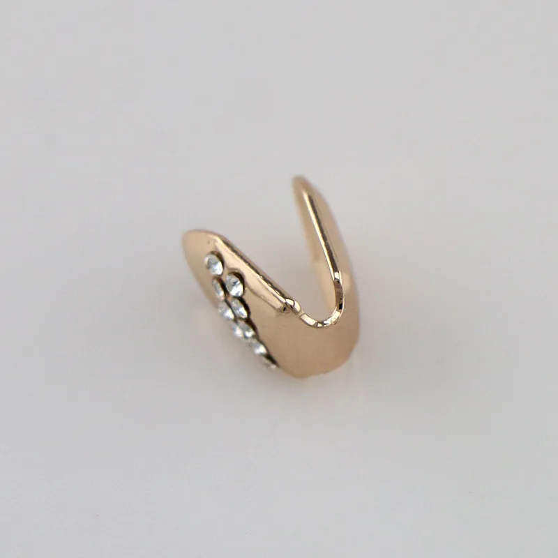  HIPHOP 4 Color Grillz Single Teeth Grillz With Rhinestone Crystal Inlay Vampire Gift Hip Hop Jewelry for Men Body Joyeria (14)