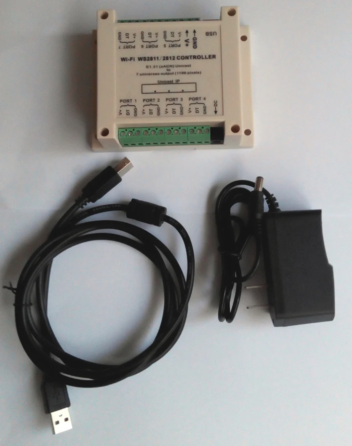 Perfect for Vixen, WiFi WS2811/2812 (DC5V 24V) Controller, Wireless